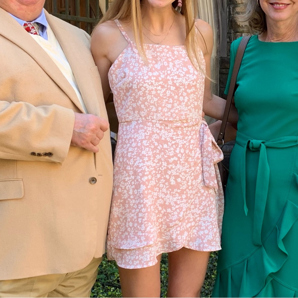 Le Lis adorable floral pink dress worn once